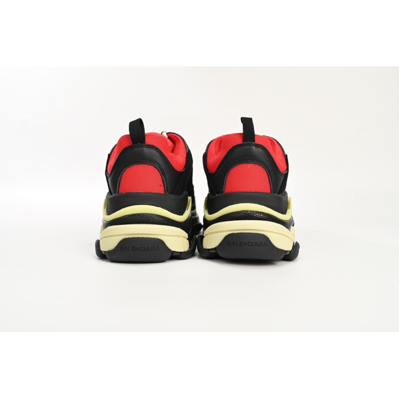 Balenciaga Triple S Black Red Grey 483513 W06E1 1006