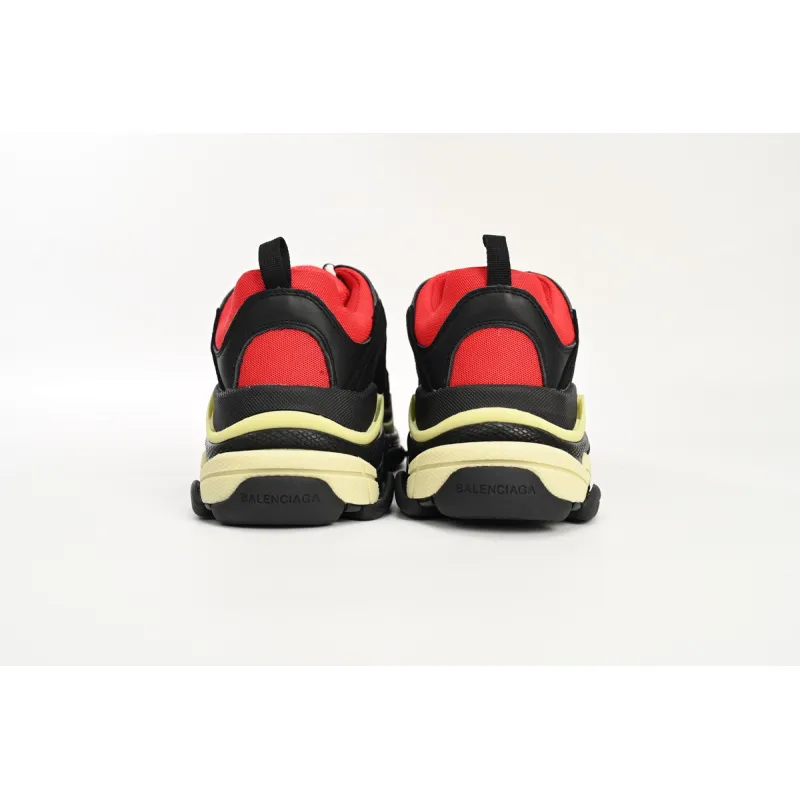 Balenciaga Triple S Black Red Grey 483513 W06E1 1006