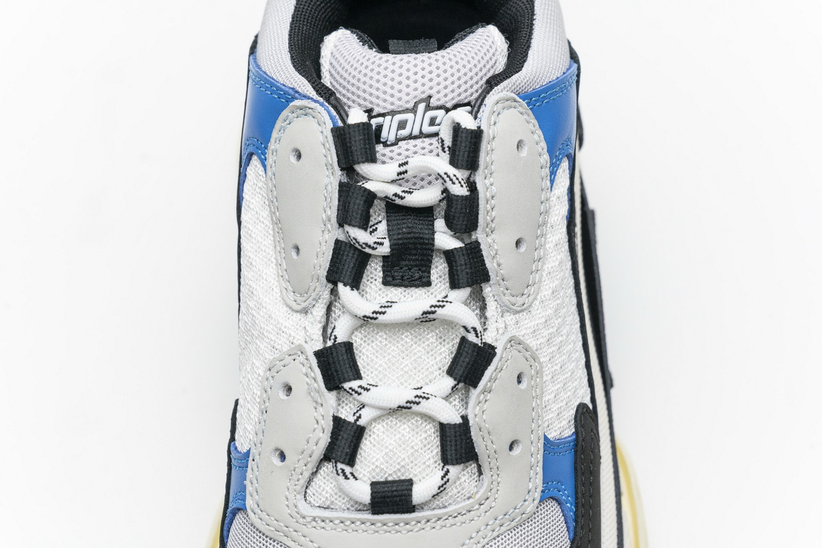 Balenciaga Triple S Black Grey Blue 541624 W06E2 7080