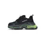 Balenciaga Triple S Black Green 544351 W09ON 1047