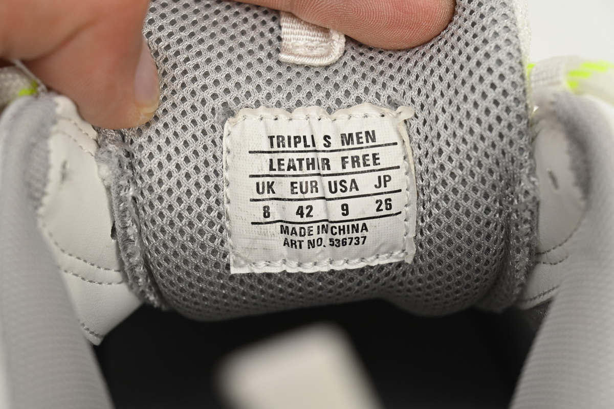 Balenciaga Triple S Fluorescent White 536737 W0901 9088