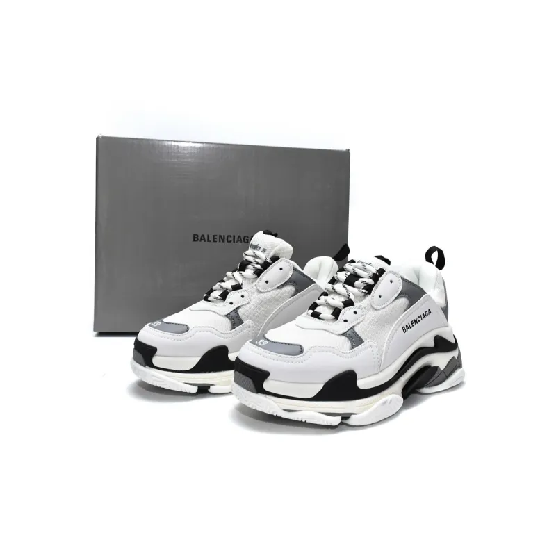 Balenciaga Triple S White Grey 536737 W09O1 9089