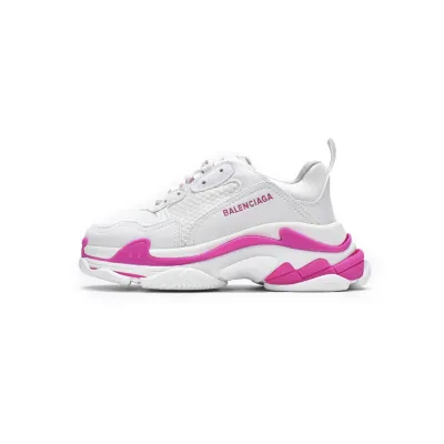 Balenciaga Triple S White Peach Red 536737 W2CA3 3890 01