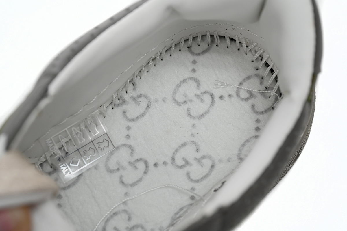 GUCCI Chunky B White Blue Green 700641 UPG90 1282