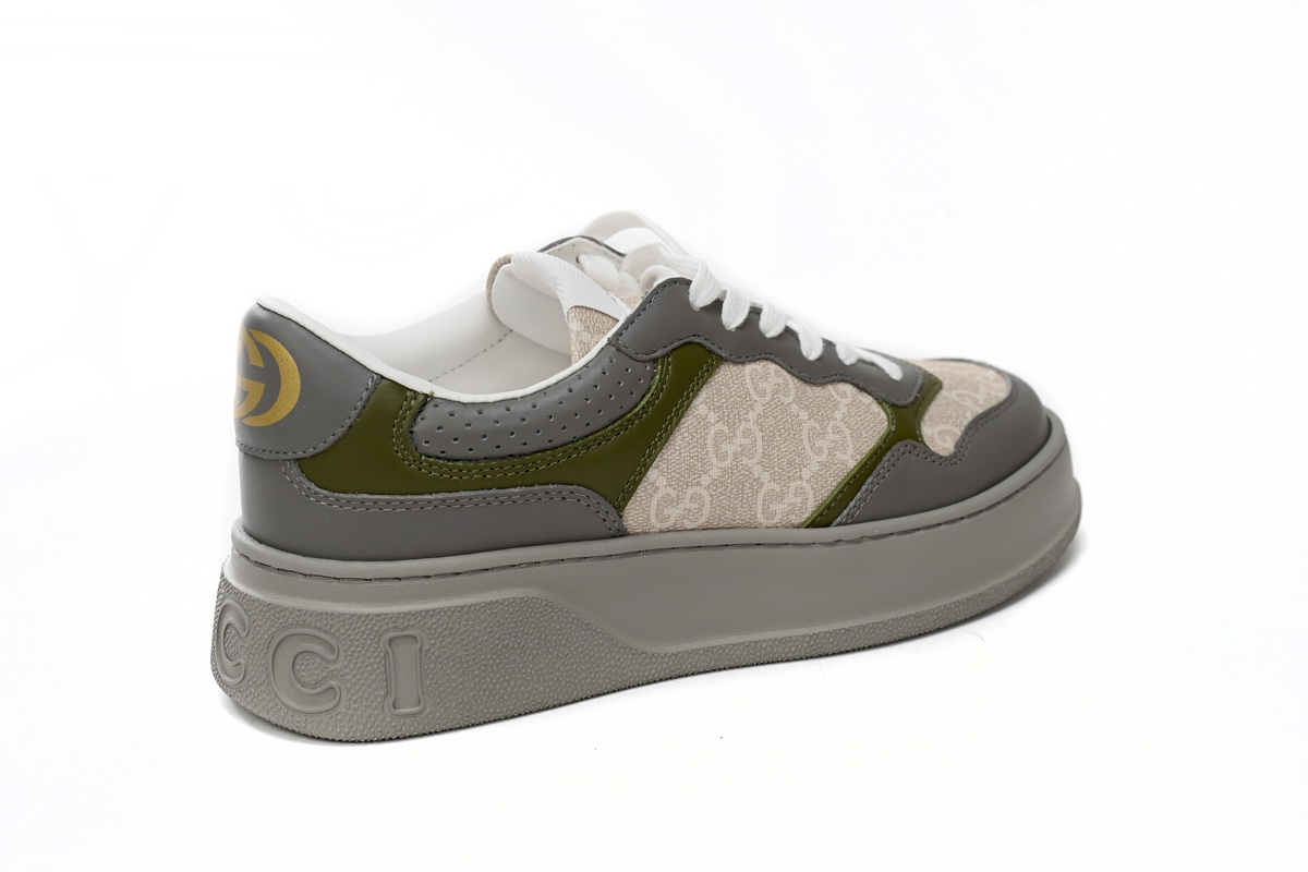 GUCCI Chunky B White Blue Green 700641 UPG90 1282