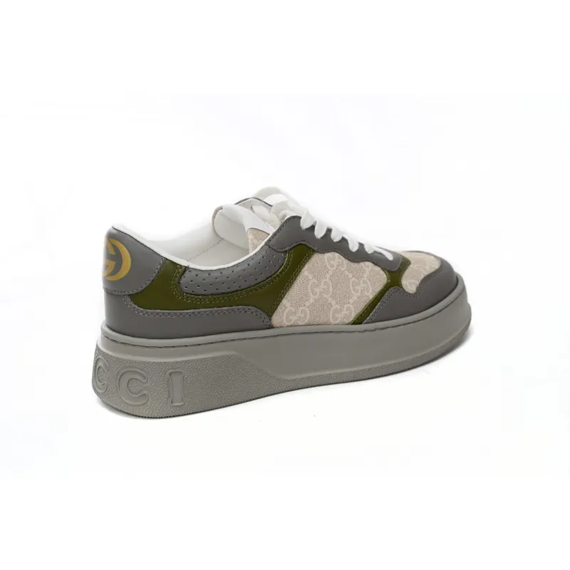 GUCCI Chunky B White Blue Green 700641 UPG90 1282
