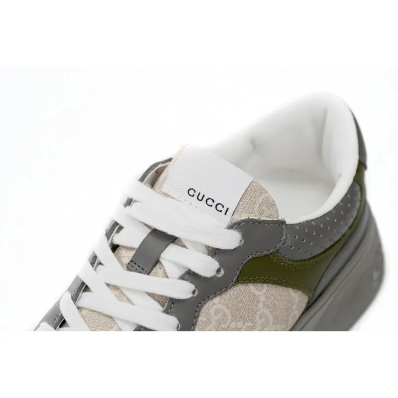 GUCCI Chunky B White Blue Green 700641 UPG90 1282