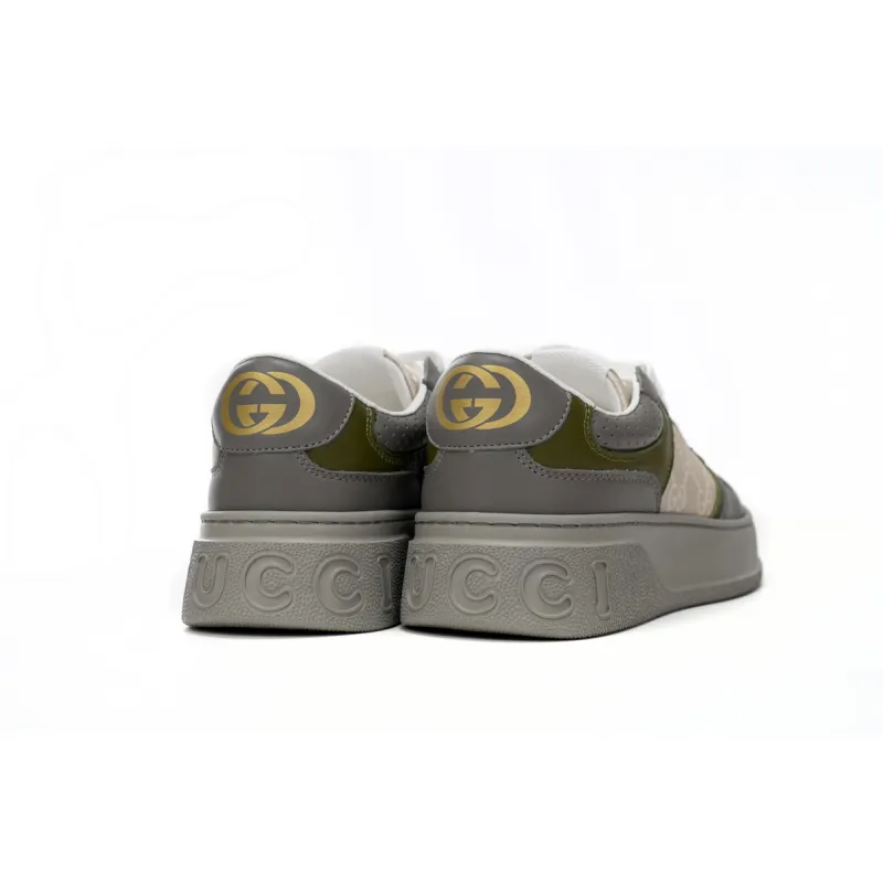 GUCCI Chunky B White Blue Green 700641 UPG90 1282