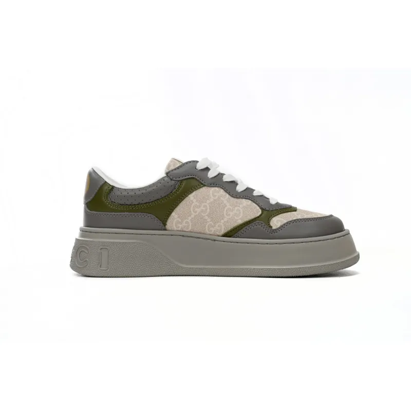 GUCCI Chunky B White Blue Green 700641 UPG90 1282