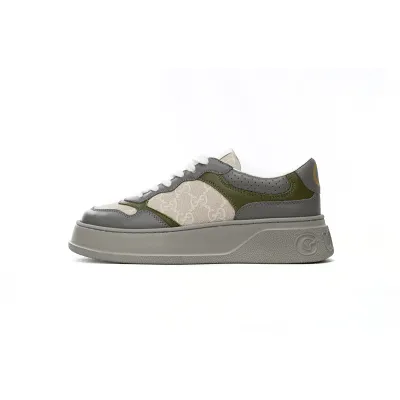 GUCCI Chunky B White Blue Green 700641 UPG90 1282 01