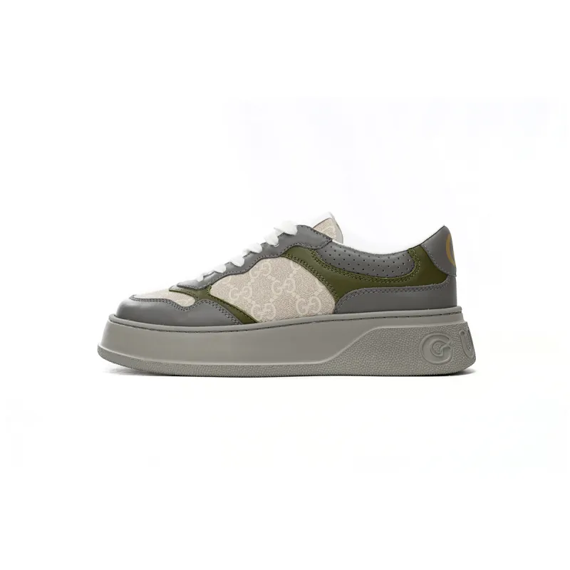 GUCCI Chunky B White Blue Green 700641 UPG90 1282