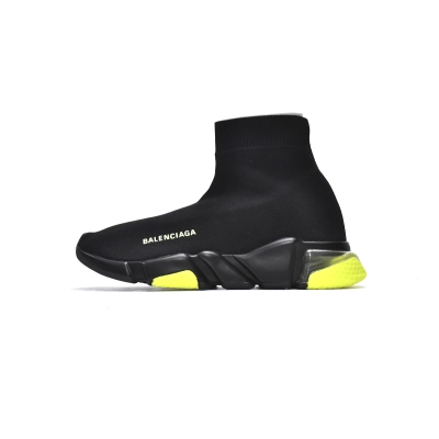 Balenciaga Speed Trainer Black Green 01