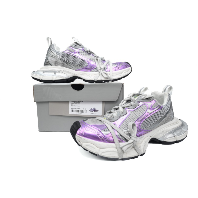 Balenciaga Purple Silver 734734 W3XL5 1259
