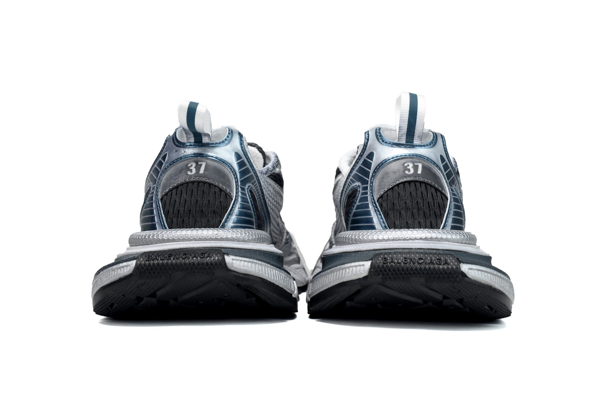 Balenciaga White Silver Black Blue 734731 W3XL5 9047