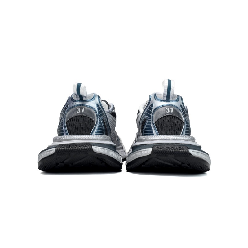 Balenciaga White Silver Black Blue 734731 W3XL5 9047