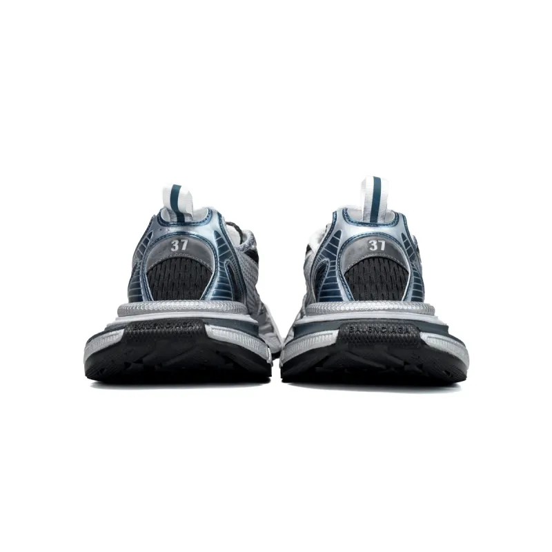 Balenciaga White Silver Black Blue 734731 W3XL5 9047