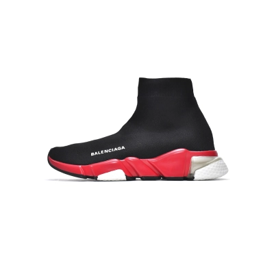 Balenciaga Speed Trainer Black White 01