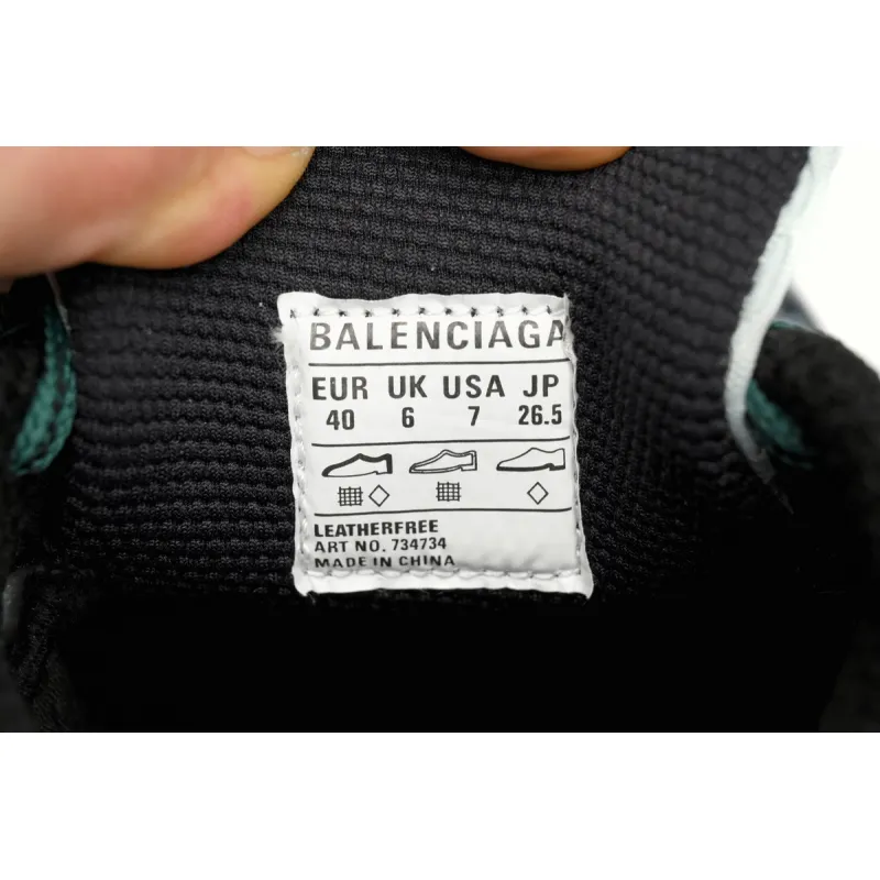 Balenciaga Black Green Blue 734731 W3XLR 0629