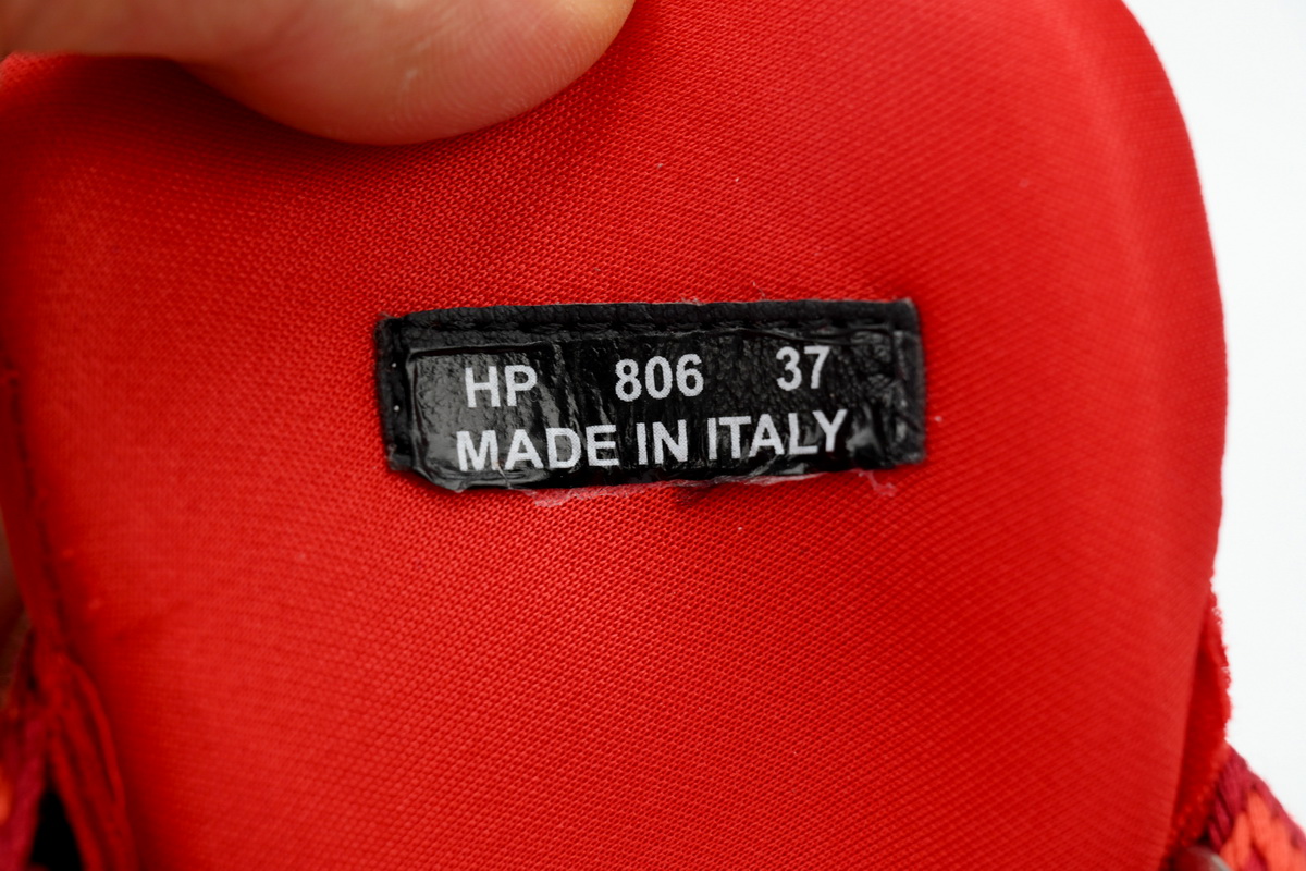 LANVIN White White Red