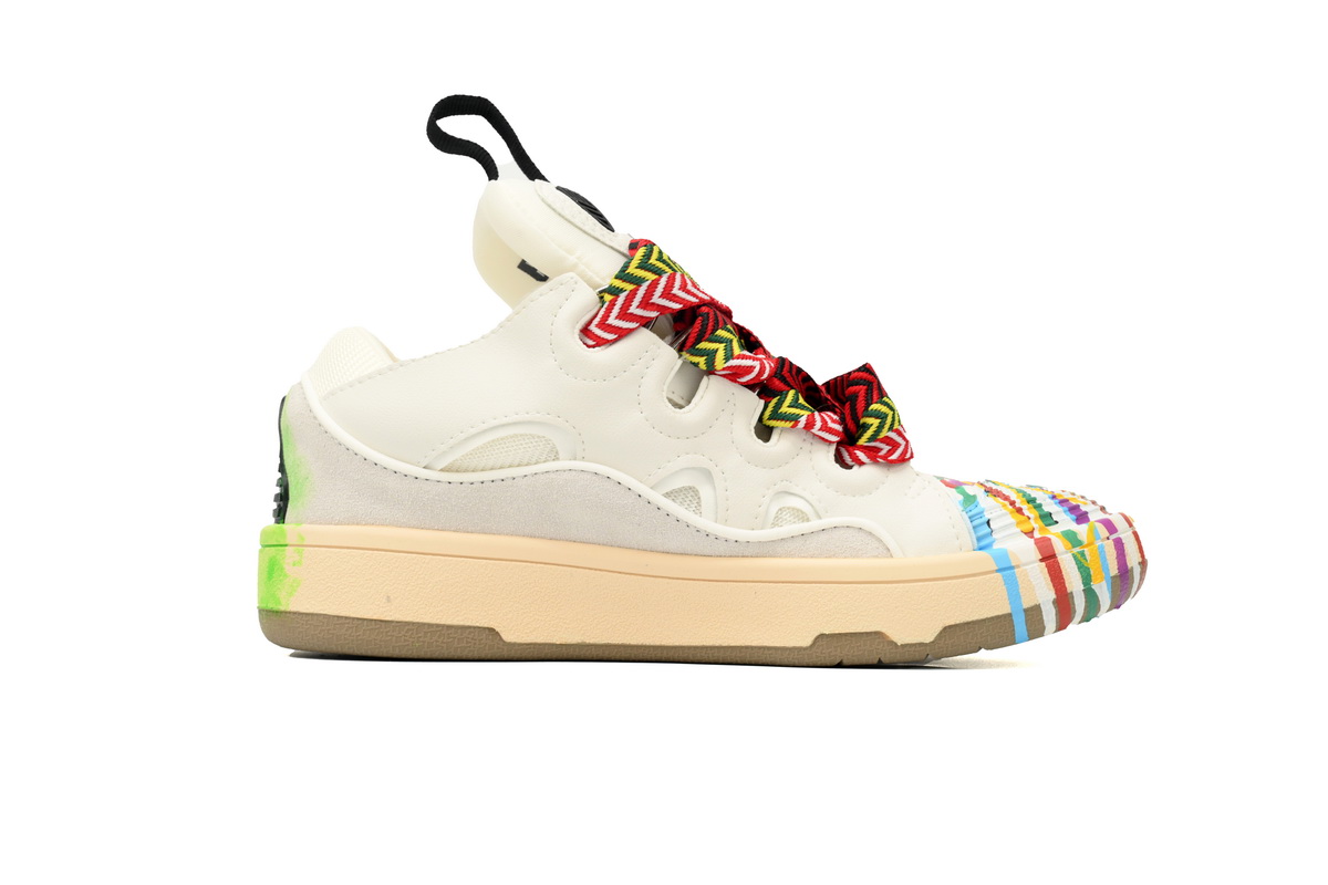 LANVIN White Seven Color Painting