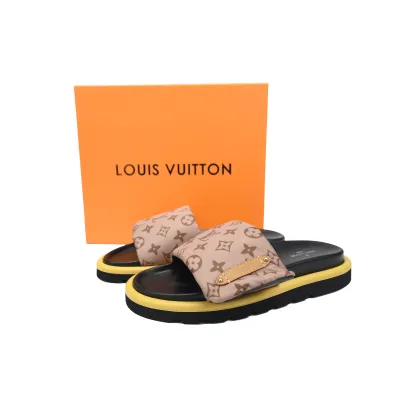 LOUIS VUITTON Pool Pillow Comfort Light Brown 02