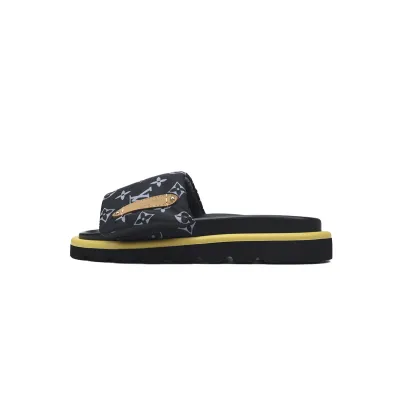 LOUIS VUITTON Pool Pillow black and yellow label 01