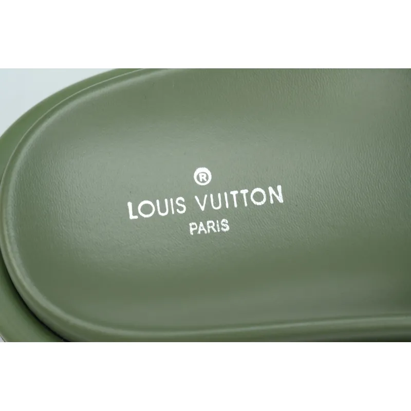 LOUIS VUITTON Pool Pillow Comfort Light Green Jeans Green label