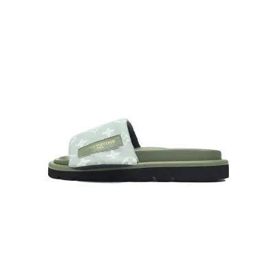 LOUIS VUITTON Pool Pillow Comfort Light Green Jeans Green label 01