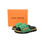 LOUIS VUITTON Pool Pillow green and yellow label