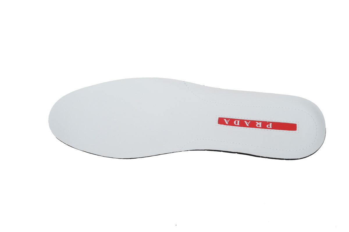 Prada Downtown Low Sneakers Rice White