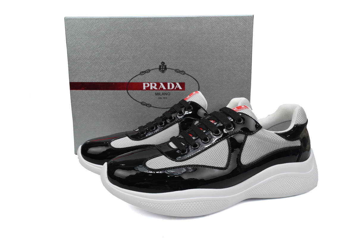 Prada Sneakers Black Gray