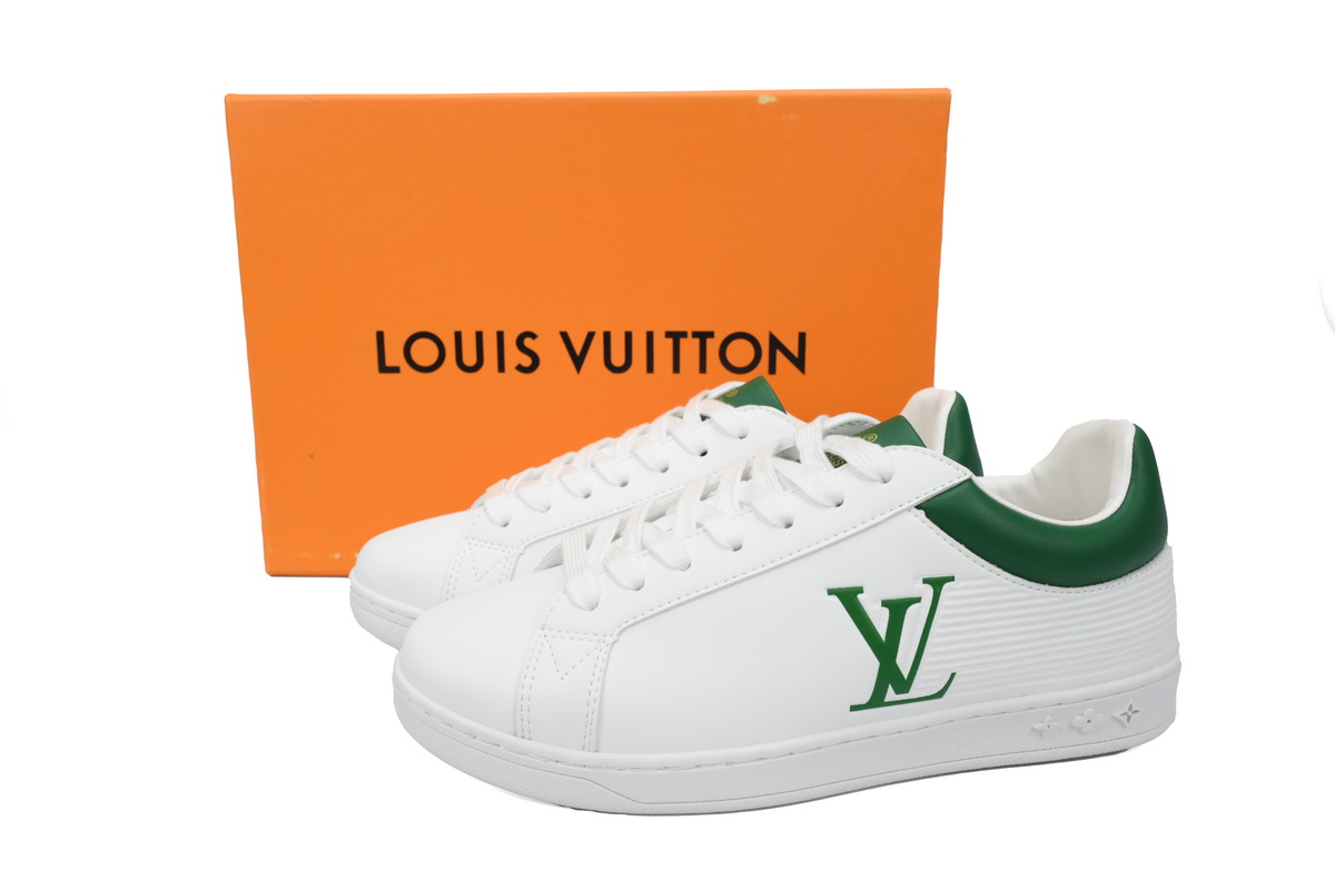  LOUIS VUITTON Trainer White Green