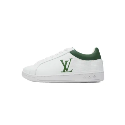  LOUIS VUITTON Trainer White Green 01