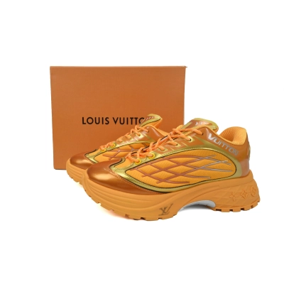 LOUIS VUITTON Discovery Lace Up Golden 02