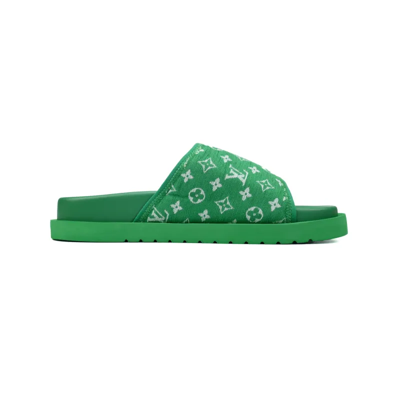 LOUIS VUITTON Miami Flocked green