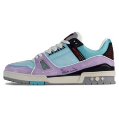 Louis Vuitton Trainer Blue Purple 01
