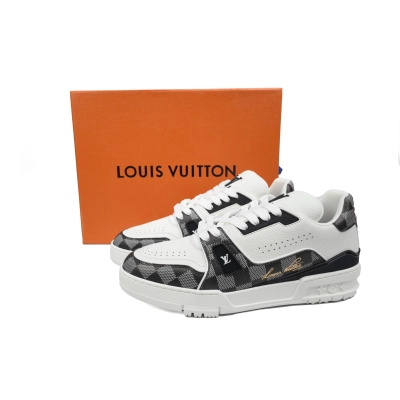 LOUIS VUITTON Trainer checkerboard black 02