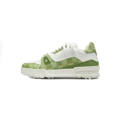 LOUIS VUITTON Trainer checkerboard green 01