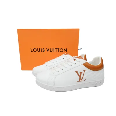 LOUIS VUITTON Trainer White Brown 02