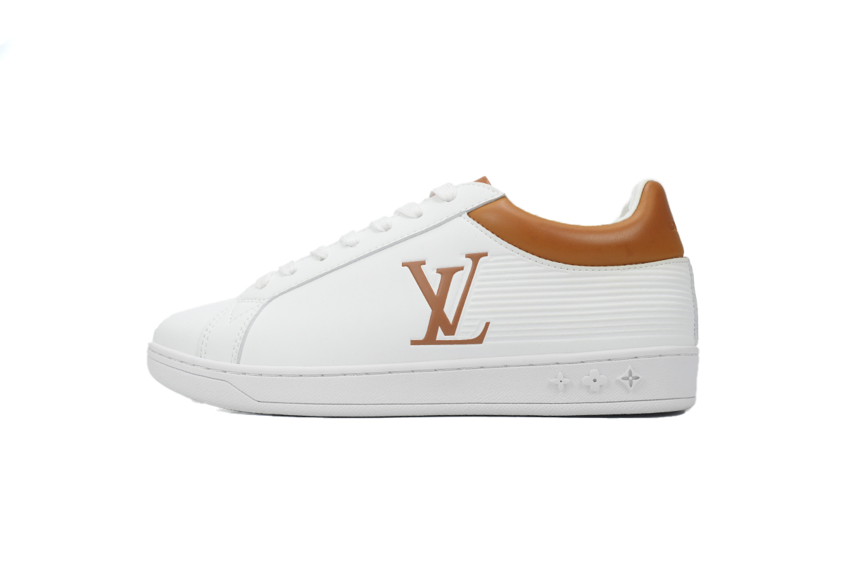 LOUIS VUITTON Trainer White Brown