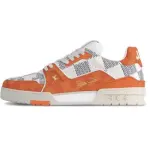 Louis Vuitton Trainer White Orange