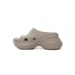 BALENCIAGA Pool Crocs Beige 677386 W1S8E 2500