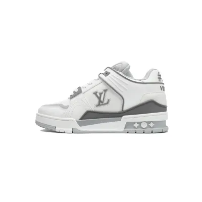 LOUIS VUITTON Trainer  White and Gray 01