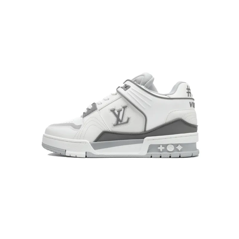 LOUIS VUITTON Trainer  White and Gray