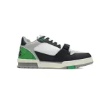 Louis Vuitton Trainer Black Green