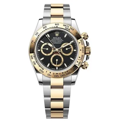 Cosmograph Daytona Stainless Steel and Yellow Gold Black Dial Men's Watch M126503-0003 02