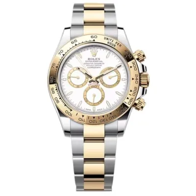 Cosmograph Daytona Stainless Steel and Yellow Gold White Dial Men's Watch M126503-0001 02