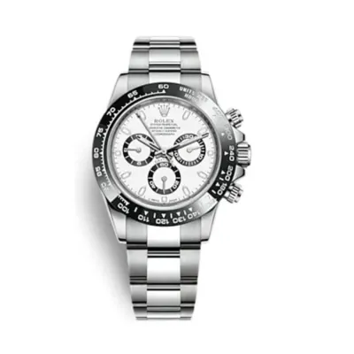 Cosmograph Daytona Stainless Steel White Dial Men's Watch M126500LN-0001 01