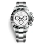 Cosmograph Daytona Stainless Steel White Dial Men's Watch M126500LN-0001