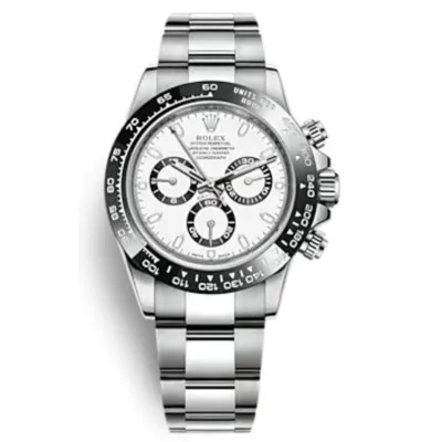 Cosmograph Daytona Stainless Steel White Dial Men's Watch M126500LN-0001 02